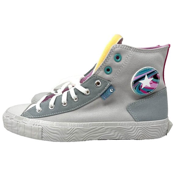 Chuck Taylor All Star Marbled Patch Mens Size 10.5 W 12.5 Pink Grey Blue A00415C - Picture 2 of 14